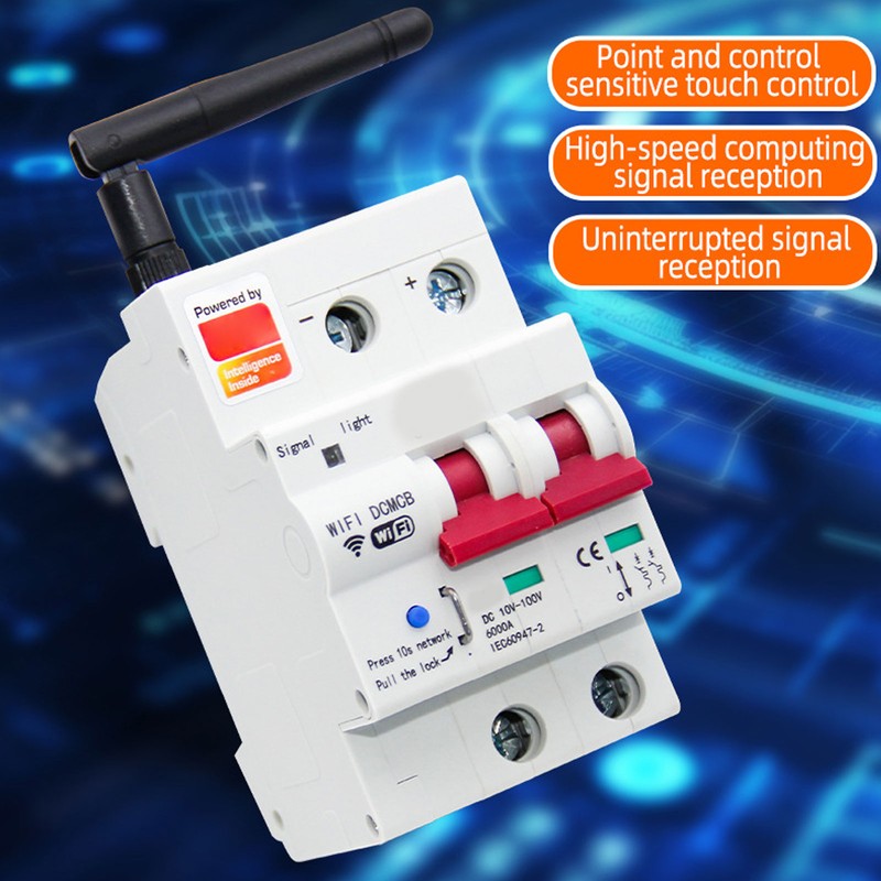 Smart DC Circuit Breaker 2P APP Control Voice Control WiFi