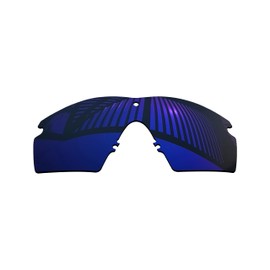 MYCOURAG UV Protection Polarized Replacement Lenses for Oakley Si M Frame 3.0 OO9146 Sunglasses Frame - Midnight Blue Mirror Coated Polarized