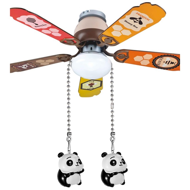 Ceiling Fan Pull Chain-12 Inch Panda Ceiling Fan Pull Chain