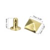 sourcing map 100 Sets Spike Rivet, 7mm Pyramid Rapid Rivet