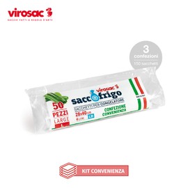 Virosac Fresh and Food Storage Bags - 150 Bags 28 x 40 cm