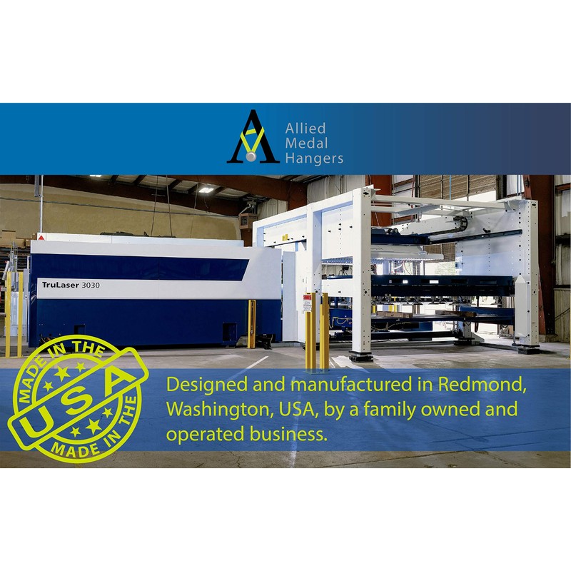Allied Medal Hangers - Challenge Accepted (18" Wide with 3