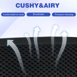 2 Pack Black Soft Shoulder Strap Pad for Luggage Straps & Bags - Ultra Comfortable Shoulder Pads for Bag Straps - Breathable，Lightweight, Adjustable Fit for Comfort