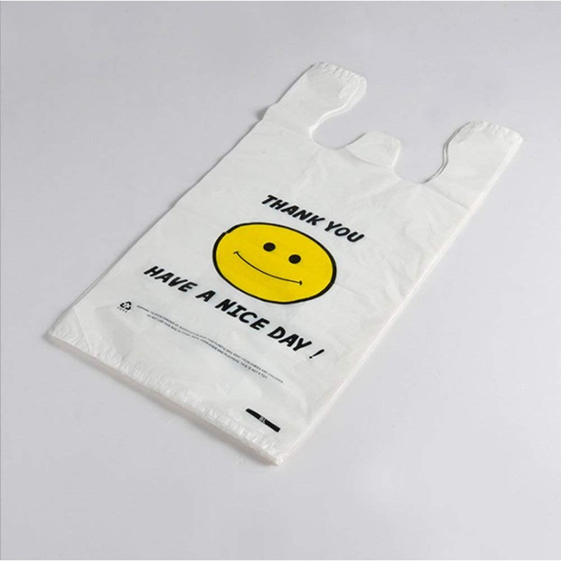 Hiro Plastic Bag Smile Design Plastic Bag for Paid Countermeasures