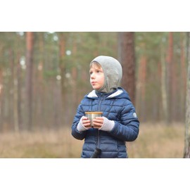 Engel Merino Wool Silk Baby Balaclava Thin hat Basic Layer 70 5561 (UK, Age, 3 Months, 6 Months, Navy Blue)