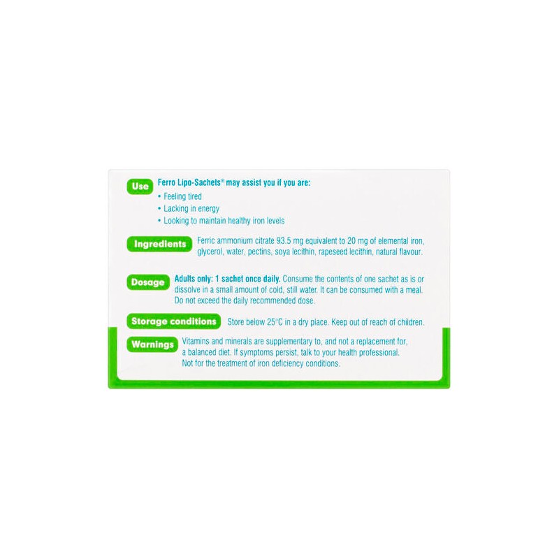 Lipo-Sachets Ferro Strawberry 5g 30 Sachets