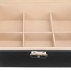 Double Layer Jewelry Box Soft PU Leather Jewelry Storage Organizer