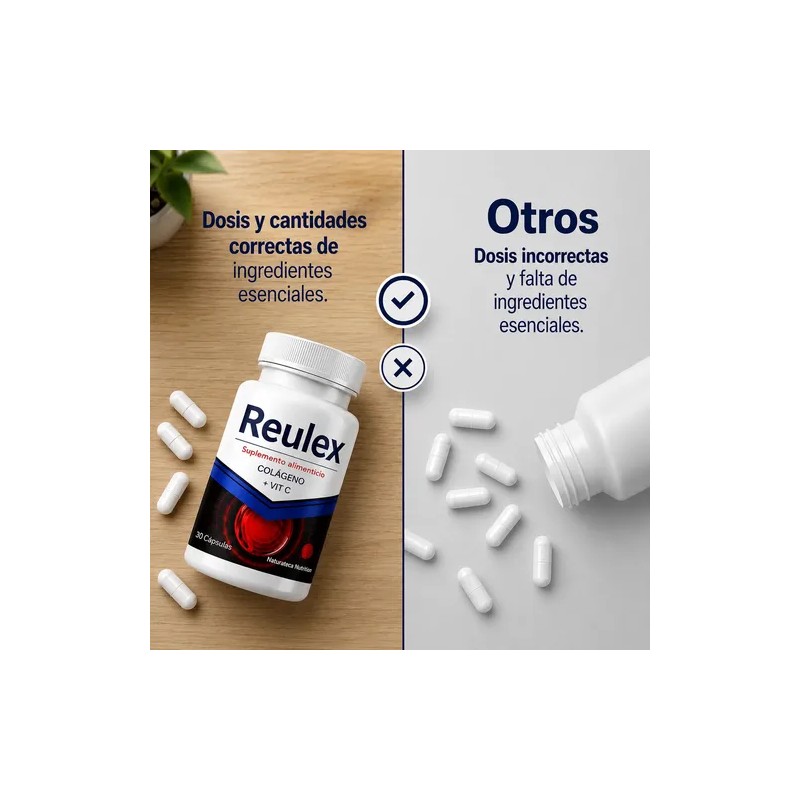 Reulex Frascos Colageno Msm Vitaminas Mas