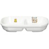 Maruki Koguma-chan Square Two Partition Plate, Small, J31 KO