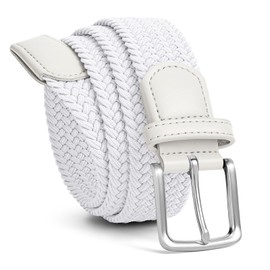 BELTROAD Elastic Braided Belt Men - Multicolored Woven Belt for Golf Work Casual, Stretch Comfort for Jeans Pant Shorts