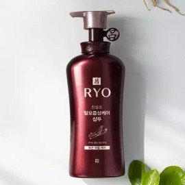 Ryeo or Ryo 려 진결모 탈모증상케어 샴푸 모근모발케어 490ml Intensive Scalp Care Anti-Hair Loss Shampoo for Root Care 490ml