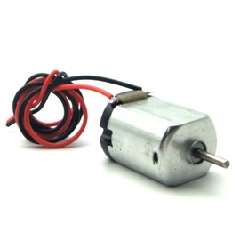 5 Pcs DC Motor 1.5-6V Mini Electric Motor 24000RPM with 9.8" Lead Wires with Motor Mounting Bracket Holder