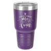 UNDERESTIMATE ME THAT WILL BE FUN Purple 30 oz Tumbler