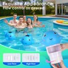 Blufree Pool Chlorine Floater, Solar Whale Chlorine Tablet Floater w/Light,