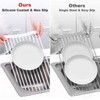 MERRYBOX Roll Up Over The Sink Dish Drying Rack Silicone
