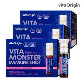 Whole Life (현대Hmall)비타오리진 비타 몬스터 이뮨샷 10입 x 3박스 (Hyundai Hmall) Vita Origin Vita Monster Immune Shot 10 pcs x 3 boxes