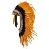 Native American Inspired Headdress - Handcrafted with Genuine Feathers and