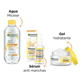 Kit Garnier Express Aclara Vitamina C 3 Pasos - 480 Ml