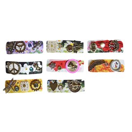 Colorful hair barrettes jewelry handcrafted floral unique art