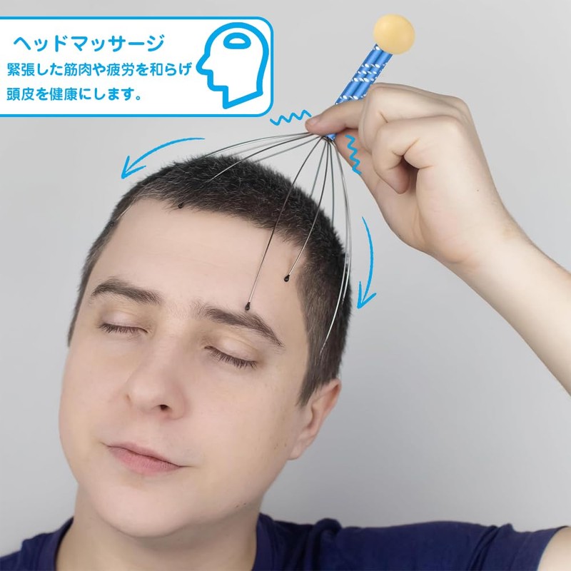 Scalp Massage, Scalp Pleasure, 12 Claws, Head Scalp Equipment, Massage