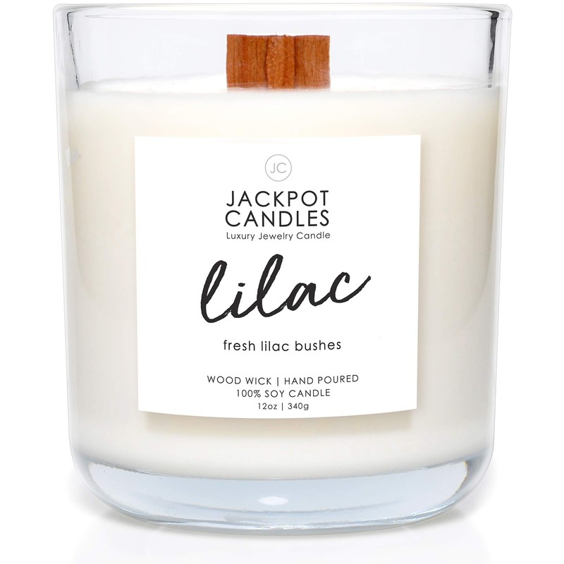 Jackpot Candles Lilac Candle with Ring Inside (Surprise Jewelry Valued