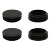 sourcingmap 1 7/8" 48mm OD Plastic Round Tube Ribbed Inserts