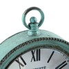 NIKKY HOME Antique Table Clock Silent Non-Ticking, Shelf Desk Top