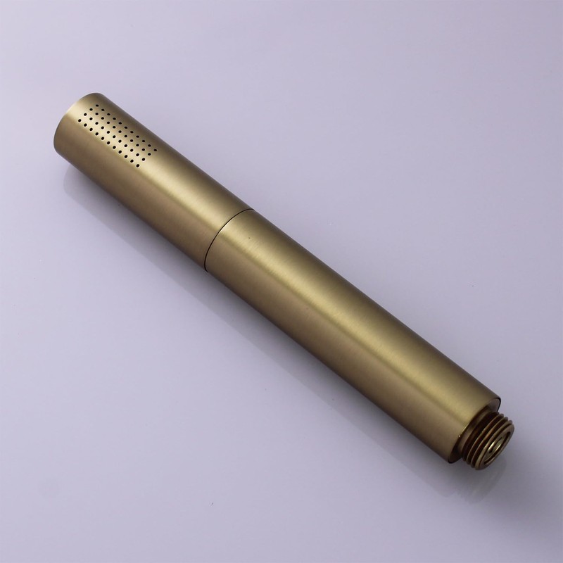 AYIVG Brushed Gold Finish Round Brass 2 In 1 Function