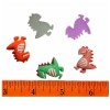 Shelly's Buttons Dancing Dinosaurs Embellishment Set - Craft Scrap -