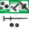 150Pcs Nylon Universal Cable Tie Buckle for Car,Heavy Duty Plastic