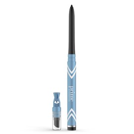 PRIME PROMETICS PrimeEyes Glide Eyeliner for Mature Women – Water-Resistant, Long-Stay and Mess-Proof – Gel Cream Texture, Discreet Sharpener and Effective Smudger (Black)
