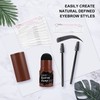 Waterproof Eyebrow Stamp, Reusable Makeup Brow Stamp, Brow Powder Stencils,