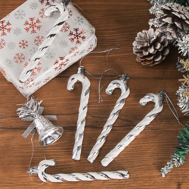 Candy Canes Christmas Tree, Pack of 12 Candy Cane Decoration,