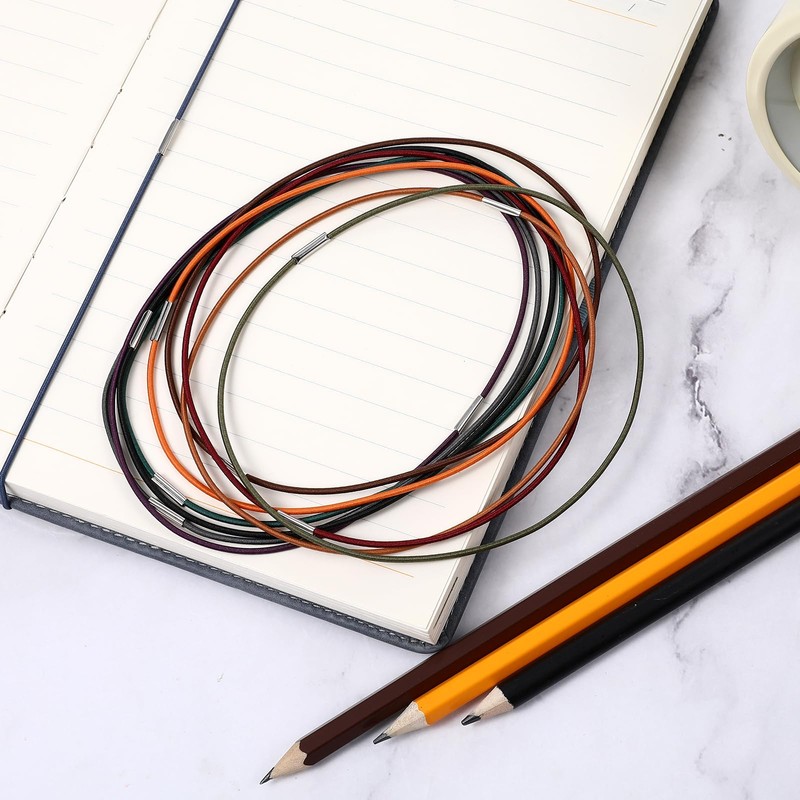 10 Pcs Elastic Bands for Travelers Notebook Connecting Inserts Notebook