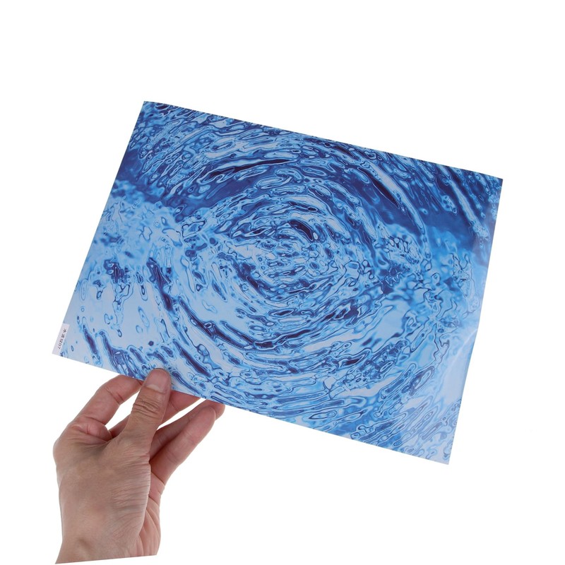 DOITOOL 1 Sheet Water Surface Sticker Water Grain Wallpaper for