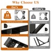 Gate Corner Brace Bracket,Heavy Duty Anti Sag Gate Kit with