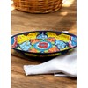 Large Talavera Oval Platter – 17.5” x 10” Hand-Painted Ceramic