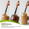 Performore 2PCS Spreader Knives, 12” Peanut Butter Knife that Works