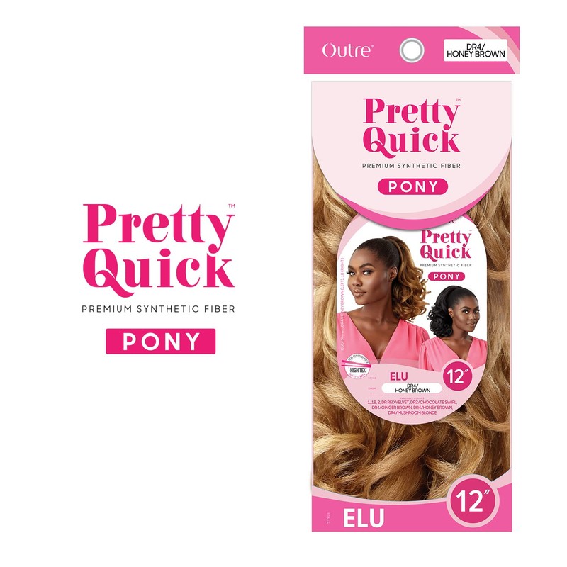 Outre Drawstring Ponytail Pretty Quick Pony ELU (1B)