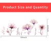 Wall Sticker Flowers, Pink Flowers Wall Sticker, Wall Sticker Living