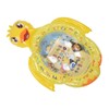 Inflatable Tummy Time Water Mat Yellow Duck Shape Infants Toddlers