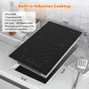MOCIFI 12 Inch Induction Cooktop 2 Burners, 1700W Built-in &