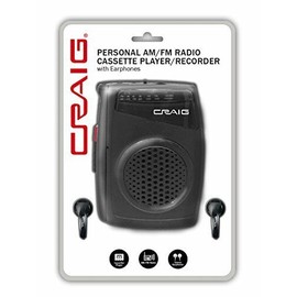 CRAIG CS 2304 Personal AM/FM Radio Cassette Player/Recorde