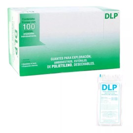 DL 100 Guantes Esteriles De Exploración Polietileno
