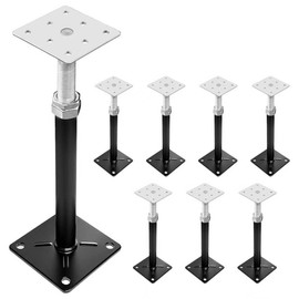 House Floor Jacks for Leveling, Adjustable Jack Post with 11"-16" Height Range, 2-3Ton Load Capacity Heavy-Duty Floor Jacks & RV Step Stabilizer (8 Pack)
