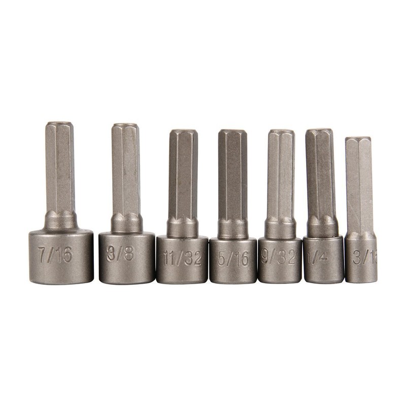 Power Nut Driver Bit Set 14 Pcs Quick-Change Hex Shank