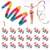 Pack of 18 Children's Dance Bands, Gymnastics Band with Rod