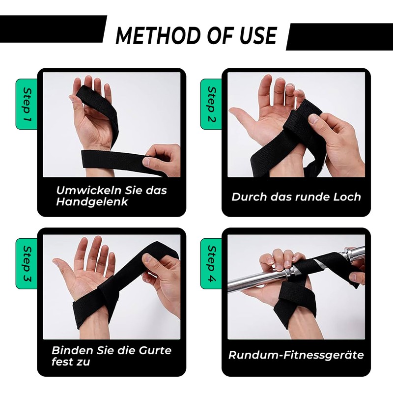 Fitrust Lifting Straps (Padded) for Men & Women Deadlift Straps