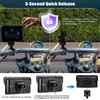 CAMECHO Motorcycle Carplay Navigation Screen with Wireless Carplay Android Car