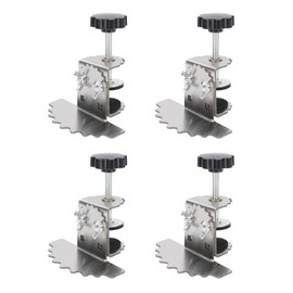 Cabinet Drawer Installation Clamps, 4Pcs Cabinet Door Installation Positioner, Stainless Steel Door Mounting Jig, Adjustable Cabinet Hardware Jig, Up to 1.3 Inch